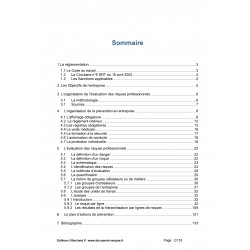 Document unique d'évaluation des risques professionnels métier (Pré-rempli) : Hébergement éducatif - Version 2024