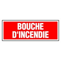 Panneau bouche incendie