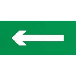 Panneau évacuation flèche 