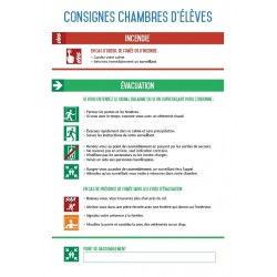 Consignes chambre d'élèves