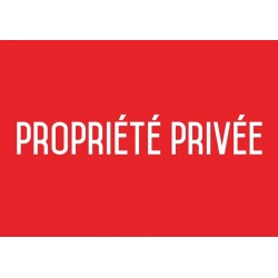 Propriété privée