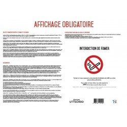 Affichage entreprise obligatoire 2019 Format A4 - 4 Pages - Design épuré