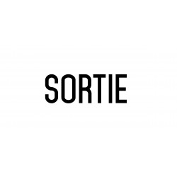Autocollant vinyl - Sortie - L.200 x H.100 mm