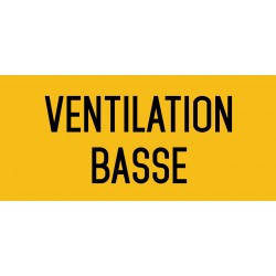 Ventilation haute - L.200 x H.100 mm