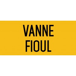 Vanne fioul - L.200 x H.100 mm