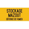 Stockage mazout - L.200 x H.100 mm