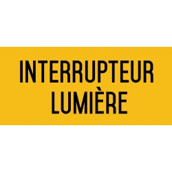 Interrupteur lumière - L.200 x H.100 mm