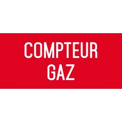 Compteur gaz - L.200 x H.100 mm