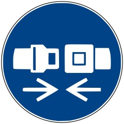 Panneaux de signalisation obligation. Panneau Protection obligatoire de la vue