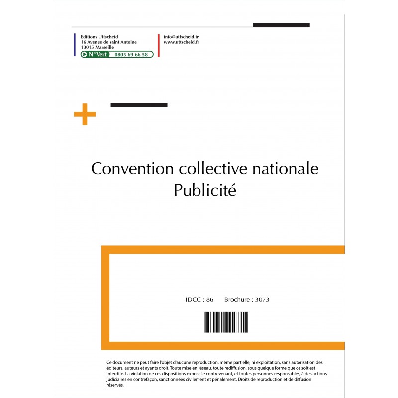 Convention collective nationale publicité + Grille de Salaire