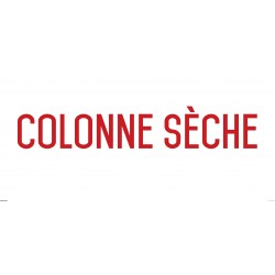 Panneau colonne sèche