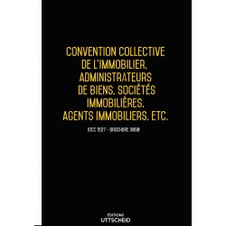 Convention collective nationale de l'immobilier, administrateurs de biens, sociétés immo, agents immo, etc. DEC 2017