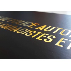 Registre spécial garagistes garages et VO - Livre de police automobile - 100 pages - Qualité premium