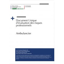 Document Unique d'évaluation des risques professionnels métier : Ambulancier - Version 2020