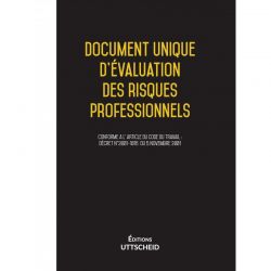 Document unique d'évaluation des risques professionnels métier : Quincailler - Quincaillerie - Version 2017