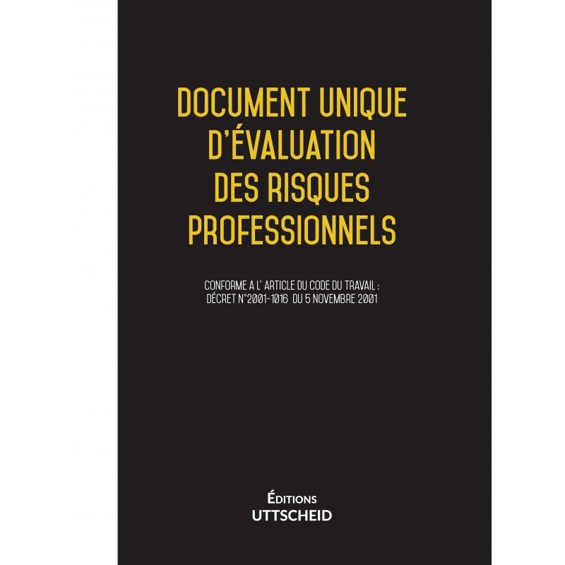 Document unique d'évaluation des risques professionnels métier : Cordonnerie - Version 2020