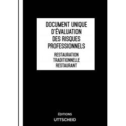 Document Unique d'évaluation des risques professionnels métier (Pré-rempli) : Restauration Traditionnelle (Restaurant) 2024