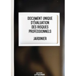 Document unique d'évaluation des risques professionnels métier : Jardinier - Version 2017