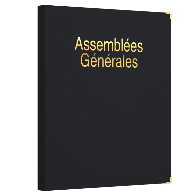 Classeur Registre Assemblées Générales avec Recharge 100 feuillets foliotés Classeur Registre Assemblées Générales avec Recharge 100 feuillets foliotés