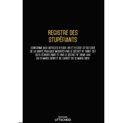 Registre Ordonnancier des stupéfiants 2025